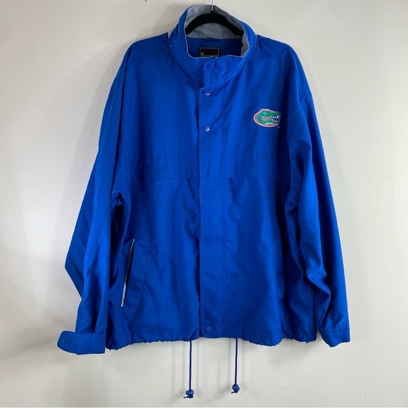 Vintage Men’s University of Florida Gators Blue Hooded Windbreaker Jacket Sz XL - Picture 8 of 9